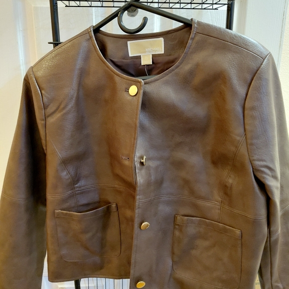 Michael Kors Women's Dark Brown Jacket - Picture 2 of 10